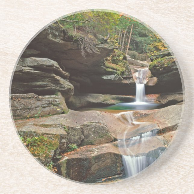 USA, New England, New Hampshire, White Mountains Sandstone Coaster (Front)