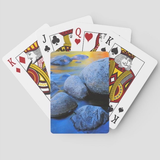 USA, New Hampshire, White Mountain National Poker Cards (Back)