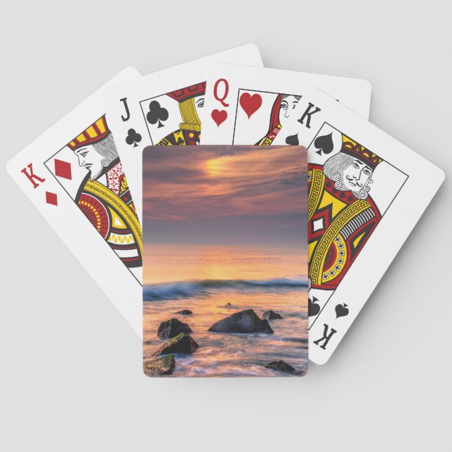 USA, New Jersey, Cape May Poker Cards (Back)