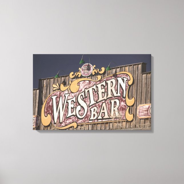 USA, New Mexico, Cloudcroft: Mountain Town (el. Canvas Print (Front)