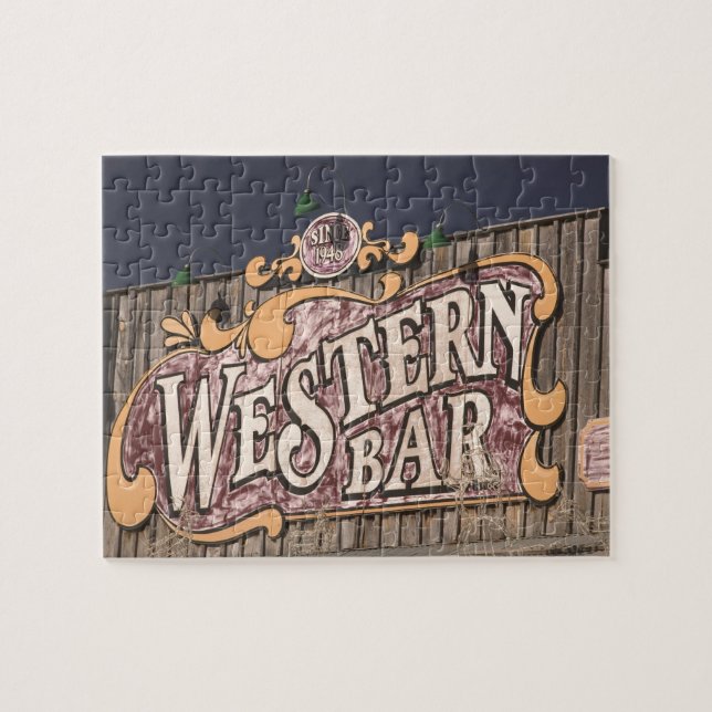 USA, New Mexico, Cloudcroft: Mountain Town (el. Jigsaw Puzzle (Horizontal)