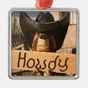 USA, New Mexico, Eagles Nest: The Enchanted Metal Ornament
