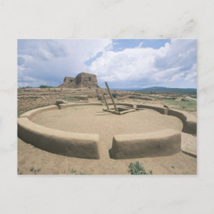 USA, New Mexico, Pecos National Historical Park, Postcard