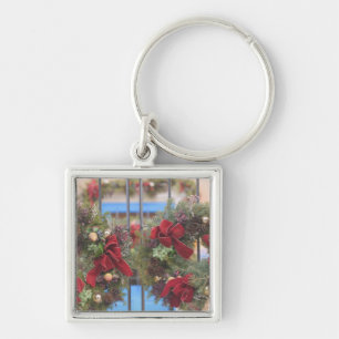 USA, New Mexico, Santa Fe: Canyon Road Gallery 3 Keychain