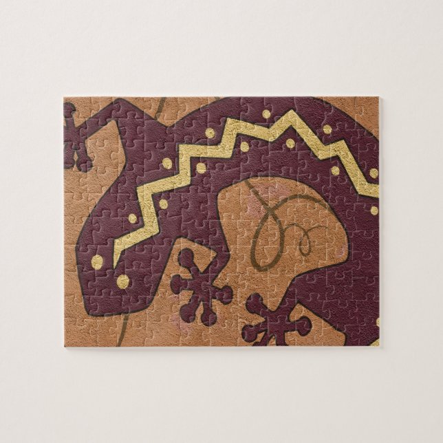 USA, New Mexico, Santa Fe. Close-up section of Jigsaw Puzzle (Horizontal)