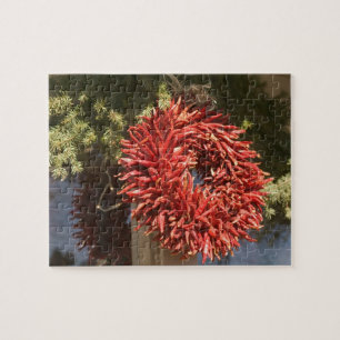 USA, New Mexico, Santa Fe: Downtown Santa Fe, 2 Jigsaw Puzzle