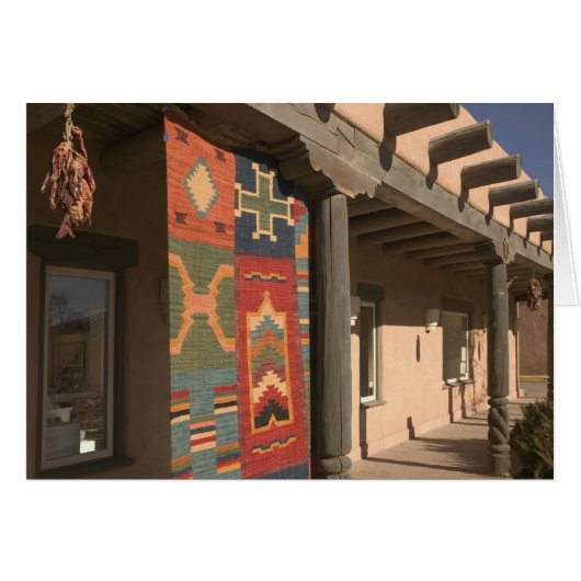 USA, New Mexico, Taos: Navaho Rug Gallery Kit (Front Horizontal)