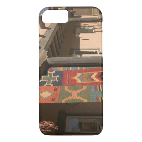 USA New Mexico Taos Navaho Rug Gallery Kit iPhone 87 Case
