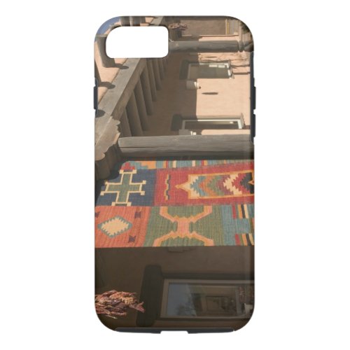 USA New Mexico Taos Navaho Rug Gallery Kit iPhone 87 Case