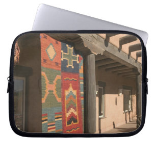 USA, New Mexico, Taos: Navaho Rug Gallery Kit Laptop Sleeve