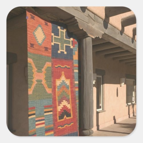 USA New Mexico Taos Navaho Rug Gallery Kit Square Sticker