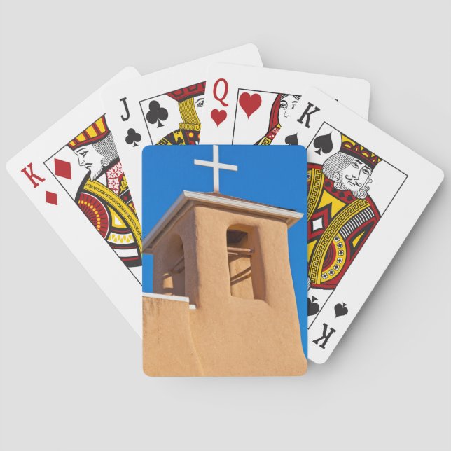 USA, New Mexico. Top Rancho De Taos Poker Cards (Back)