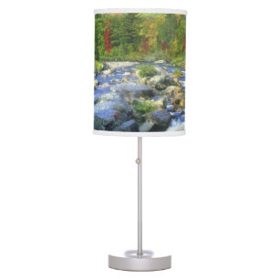 USA, New York. A waterfall in the Adirondack Table Lamp