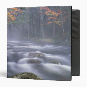 USA, New York, Adirondacks, Big Moose River 3 Ring Binder