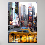 Usa New York Big City Lifestyle Taxi Poster at Zazzle