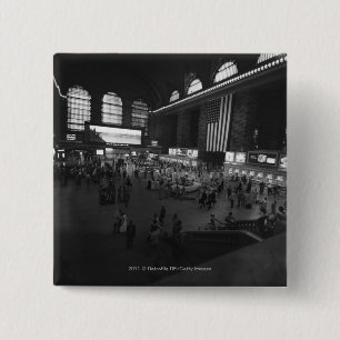 USA New York City Grand Central Station Pinback Button