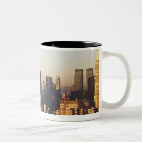 USA New York City Manhattan skyline 2 Two_Tone Coffee Mug