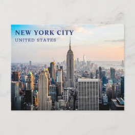 USA New York City Postcard