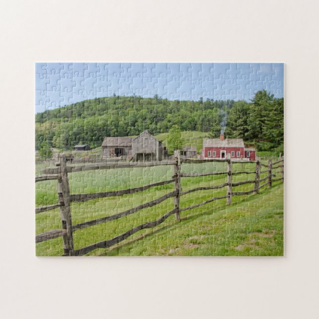 USA, New York, Cooperstown, Farmers' Museum Jigsaw Puzzle (Horizontal)