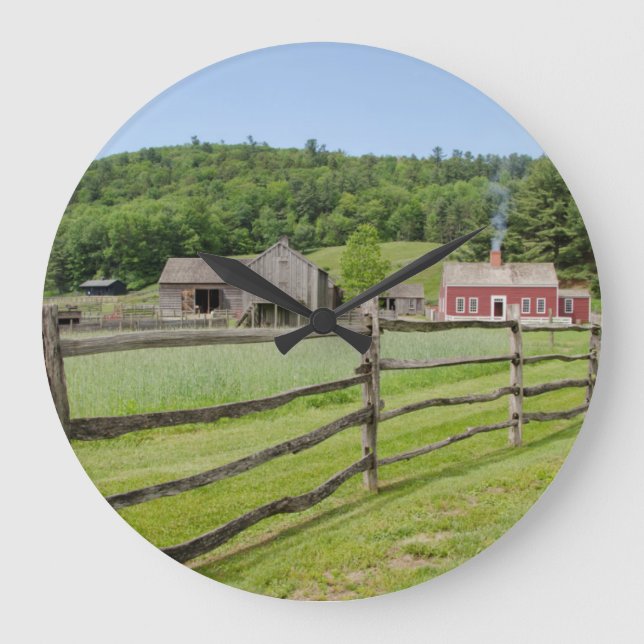 USA, New York, Cooperstown, Farmers' Museum Large Clock (Front)