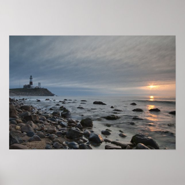 USA, New York, East Hampton. Montauk Point Poster (Front)