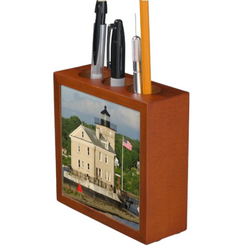 USA New York Kingston Hudson River Rondout Pencil Holder