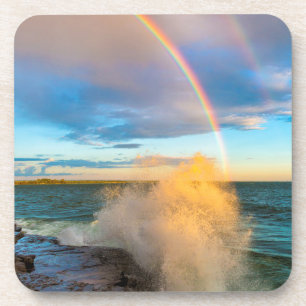 USA, New York, Lake Ontario, Clark's Point Drink Coaster
