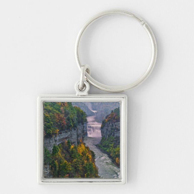 USA, New York, Letchworth State Park. River and Keychain (Front)