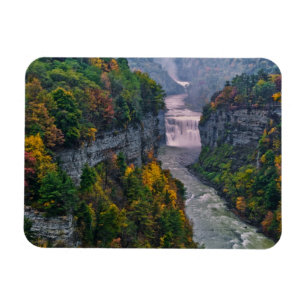 USA, New York, Letchworth State Park. River and Magnet