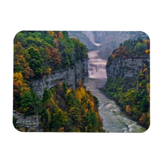 USA, New York, Letchworth State Park. River and Magnet (Horizontal)