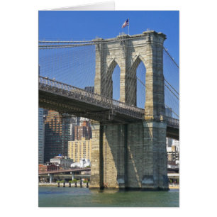USA, New York, New York City. Brooklyn Bridge