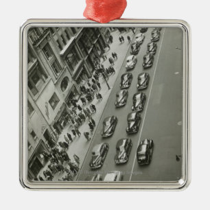 USA New York New York City elevated view Metal Ornament