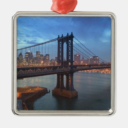 USA New York New York City Manhattan 26 Metal Ornament