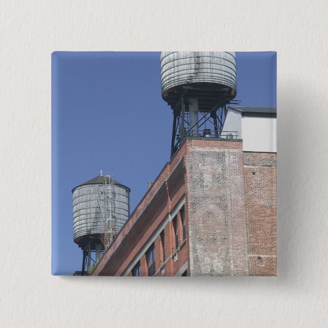 USA, New York, New York City, Manhattan: 5 Button (Front)