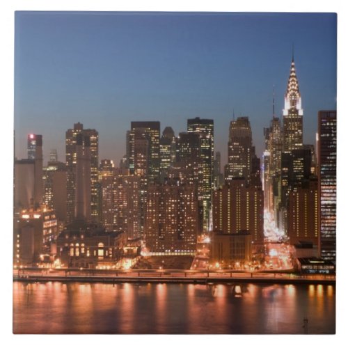 USA New York New York City Manhattan Aerial Ceramic Tile