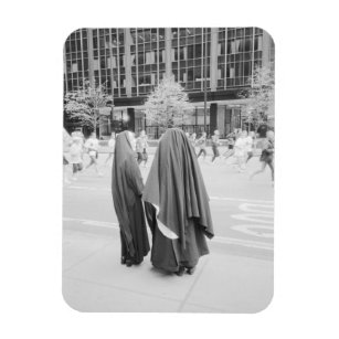 USA, NEW YORK: New York City Nuns Watching NYC Magnet