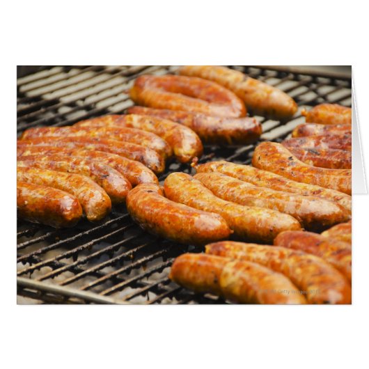 USA, New York, New York City, Sausages on (Front Horizontal)