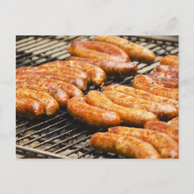 USA, New York, New York City, Sausages on Postcard (Front)