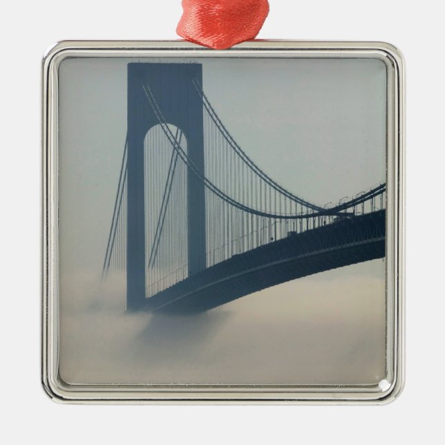 USA, New York, New York City, Staten Island: Metal Ornament (Front)