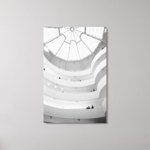 USA New York New York City The Guggenheim Canvas Print