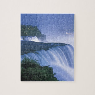 USA, New York, Niagara Falls. American Falls in Jigsaw Puzzle
