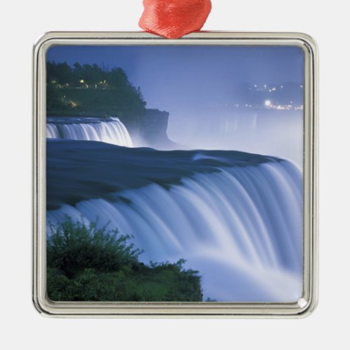 USA New York Niagara Falls American Falls in Metal Ornament