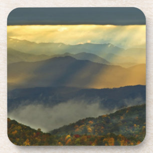 USA, North Carolina, Great Smoky Mountains. Beverage Coaster