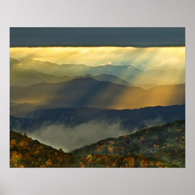 USA, North Carolina, Great Smoky Mountains. Poster (Front)