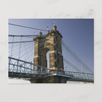 Usa  Ohio  Cincinnati: Roebling Suspension 3 Postcard by takemeaway at Zazzle
