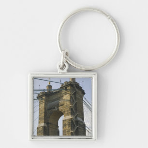 USA, Ohio, Cincinnati: Roebling Suspension Keychain