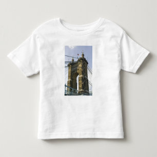 USA, Ohio, Cincinnati: Roebling Suspension Toddler T-shirt