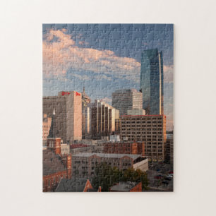 USA, Oklahoma, Oklahoma City, Elevated City Jigsaw Puzzle