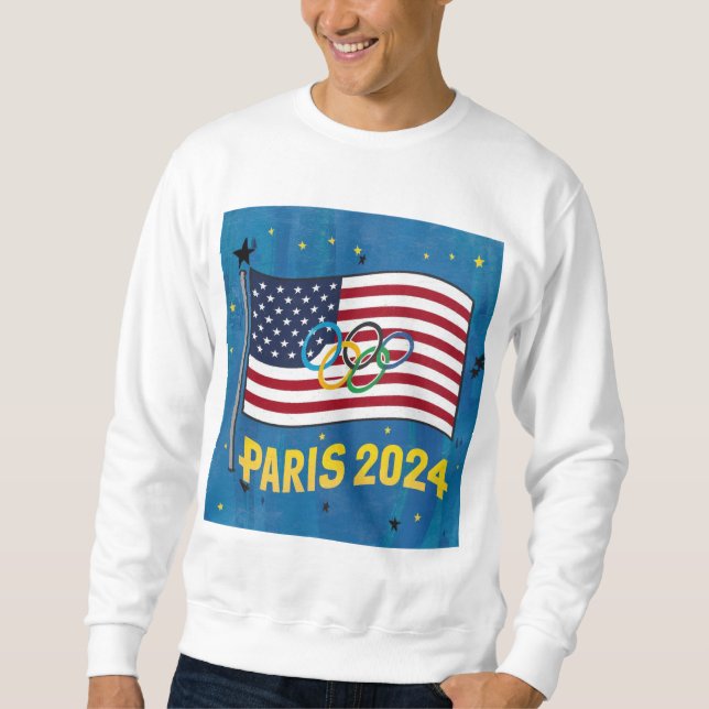 USA Olympic T-Shirt Sweatshirt (Front)
