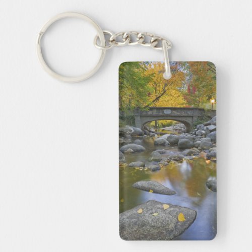 USA Oregon Ashland Lithia Park Autumn Keychain